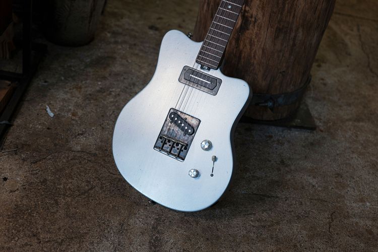 ギター pastels1993 Kz Guitar Works Kz TL Trad 22 2S3 Shell Pink Satin【現物写真